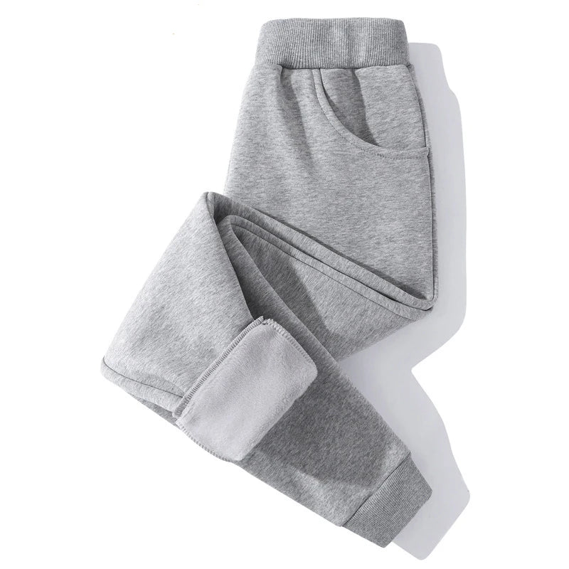 1pcs Autumn Winter Kids Thermal Pant Girls Boys Sports Pants Teenagers Fleece-Lined Casual Trousers Childrens Fleece Pantsskirts