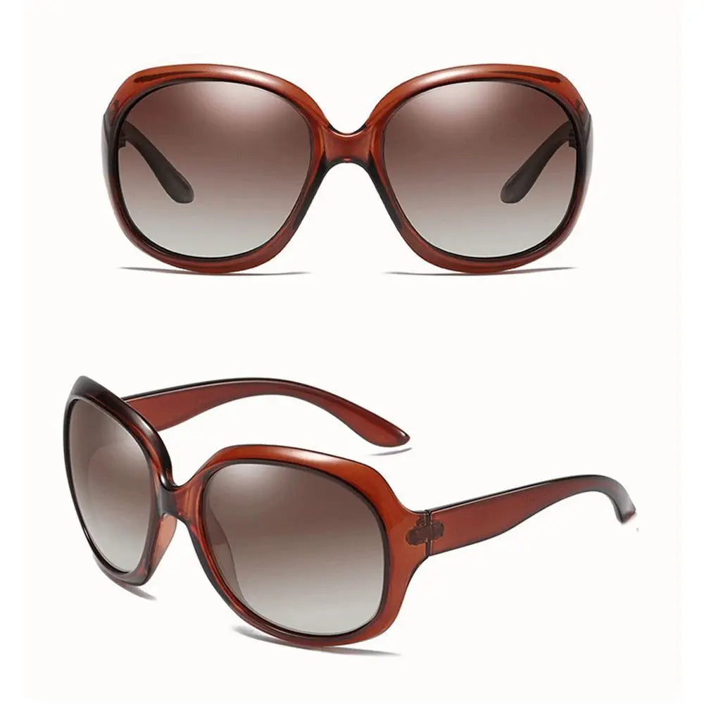 Fashion Shades Sunglasses for Women Square Elliptical Frame Oversized Sunglasses UV 400 Driver's Sun Glasses for Women Men