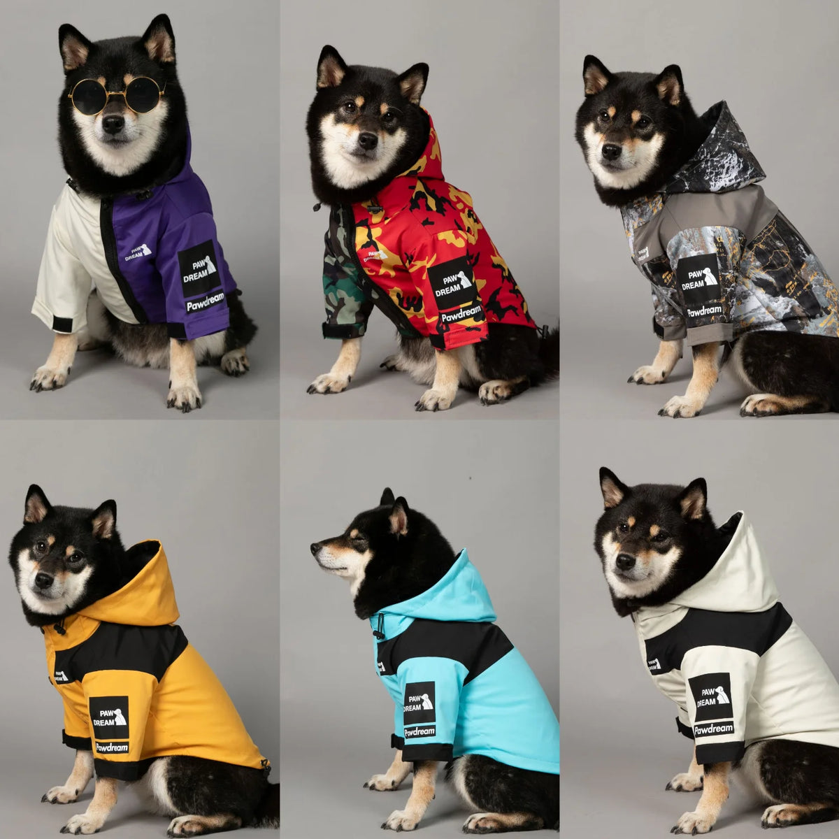 Pet Dog Clothes The Dog Fans Fashion Dog JackeT Outdoor Pet Clothing XS-5XL Medium Large Dog Rain Coat Puppy Waterproof Jacket