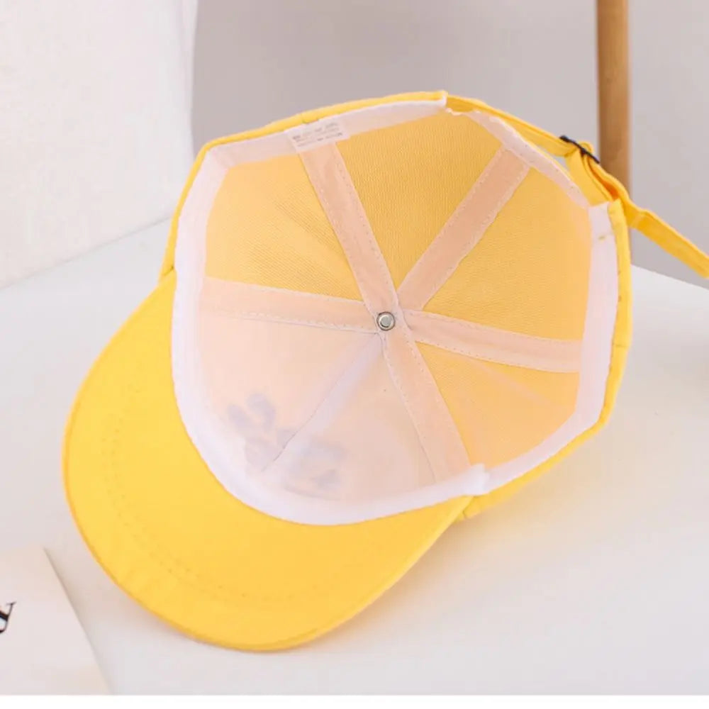 Children's Hats Spring Autumn Boys Girls Duckbill Hats Casual Baby Caps Fashion Cute MOM+DAD=ME Embroidery Sun Hats