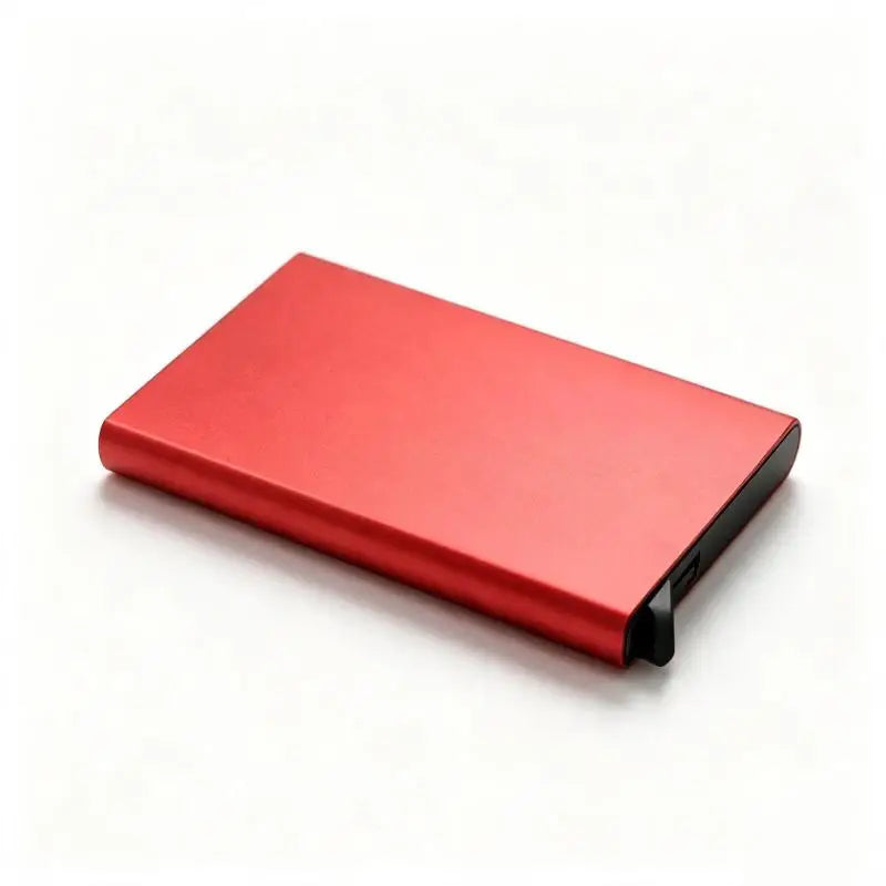 Smart Wallet Card Holder Metal Thin Slim Men Women Wallets Up Minimalist Wallet Small Black Purse Walets For Men