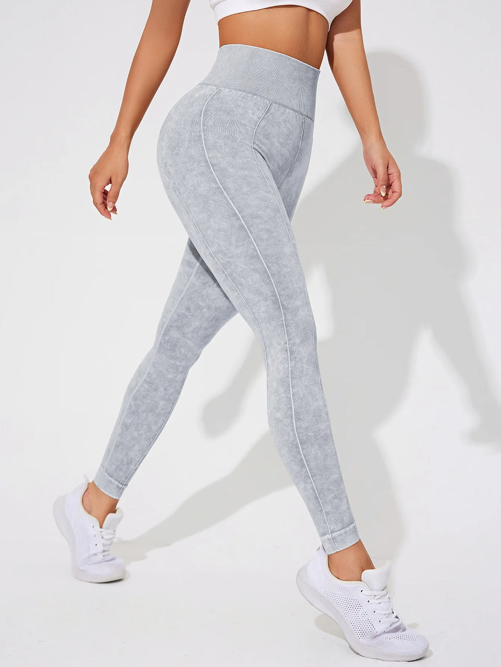 Women Vintage Leggings Gym Fitness Athletic Workout Elastic Leggins Good Elastic Yoga Pants Push Up Sports Training Tights