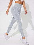 Women Vintage Leggings Gym Fitness Athletic Workout Elastic Leggins Good Elastic Yoga Pants Push Up Sports Training Tights