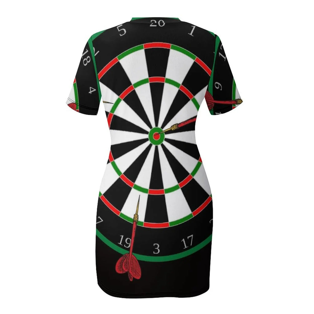 Dartboard Short Sleeved Dress beach dresses Dresses Dress