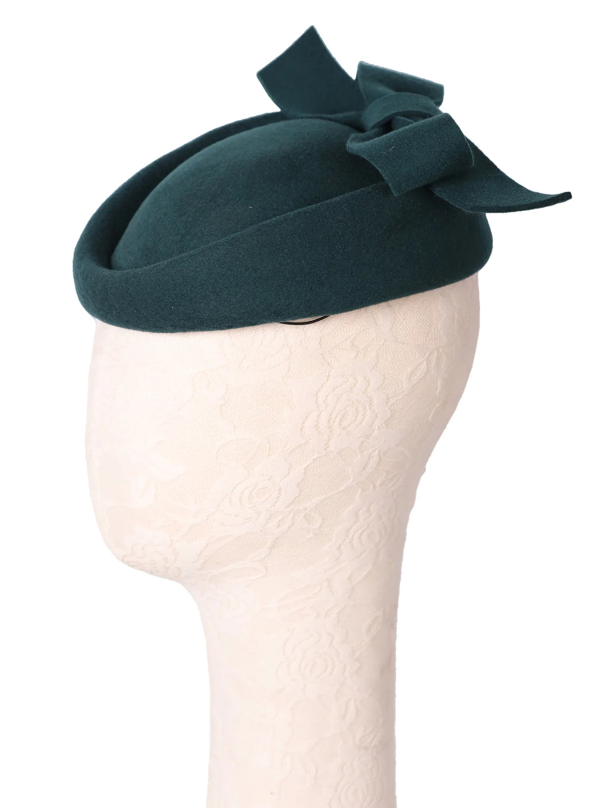 Women Church Fascinators Hats Black Vintage Wool Wedding Pillbox Tea Party Hat Fedora Felt Fedora Red For Ladies Derby Hat