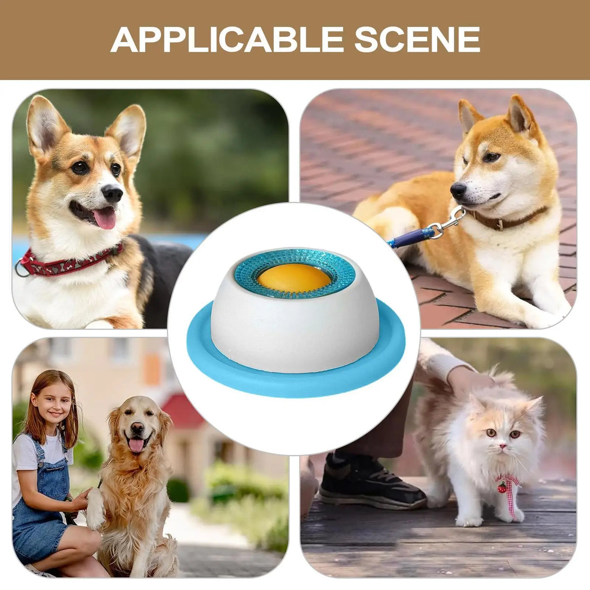 Dog Treat Toy Pet Feeding Accessories  Puzzle Toys For Bored Puppy Slow Feeder Puppy Supplies For Healthy Eating Food Crate