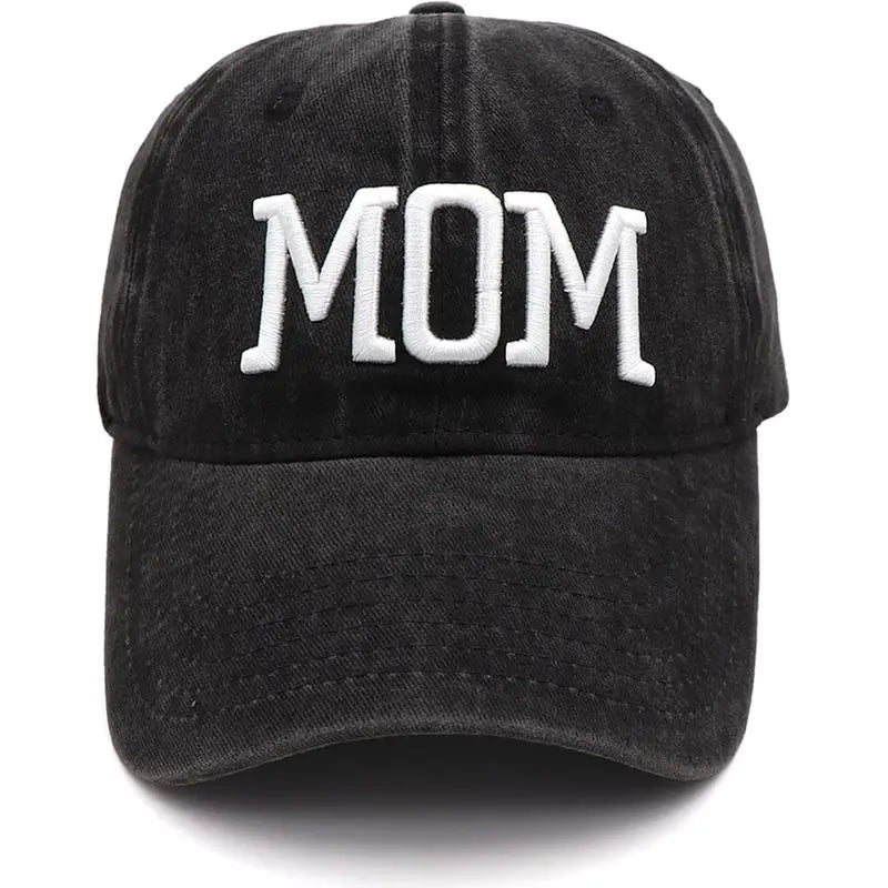 Mom and Dad Hats Fathers Day Mom Dad Gifts Hat Embroidered Adjustable Baseball Caps Gift for Couples Parents pd