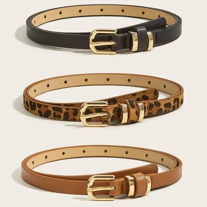 Designer Fashion Belts for Women Black PU Leather Waist Belt Ladies Strap for Dresses Stylish Belt Female Accessory CY06
