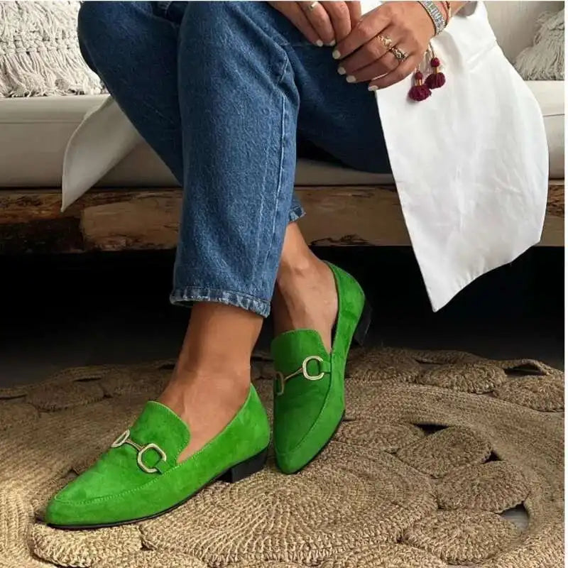 Women's Flat Heels Shoes Loafer Low Heels Moccasin Casual Shoes