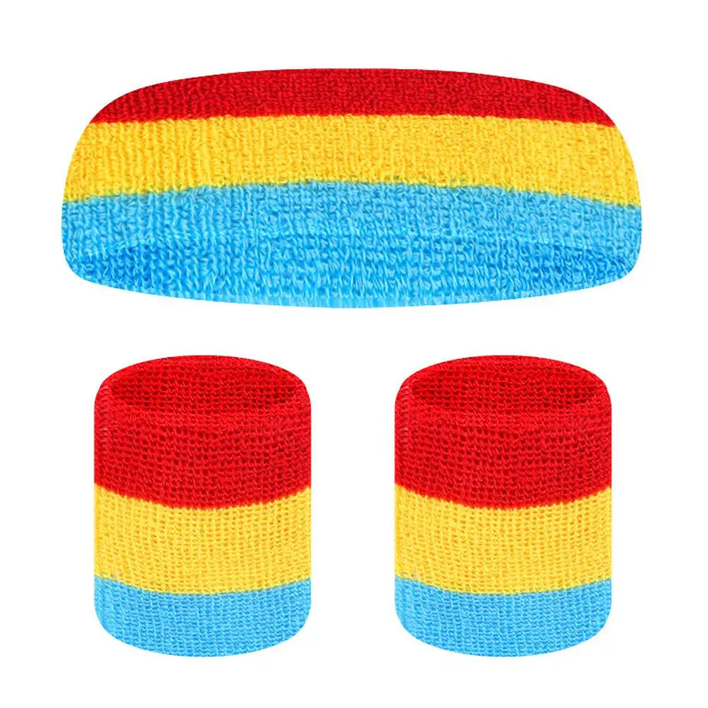 Sweat Band Headband Wristbands Hot Athletic Warm Headscarf Towel Headband Sports Equipment For Basketball, Tennis, And Badminton