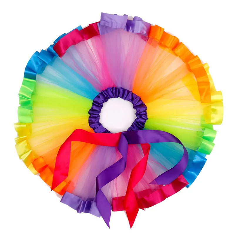 Tutu Skirt Kids Girls Dress Stars Dancewear Pettiskirt Princess Skirts Ballet Fashion Clothing for  Christmas Halloween Festival