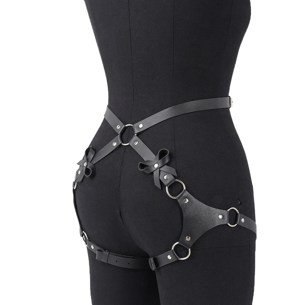Women Fashion Belt Female Street Style  Leg Harness Belt Thigh Garter Gothic Casual Wild Decoration Belts Clothing Accessories