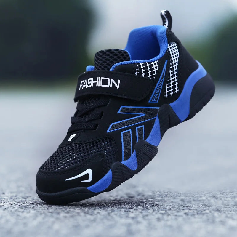 Summer Kids Fashion Sneakers for Boys Mesh Breathable Sports Running Shoes Lightweight Children School Walking Footwear Tennis