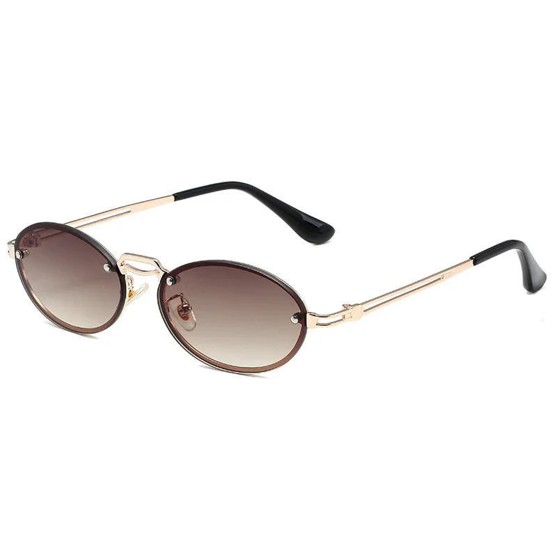 Eyewear Streaming Sunglasses Men  Women Personality Oval Sun Glasses Cycling Summer Sports Fishing Running T209