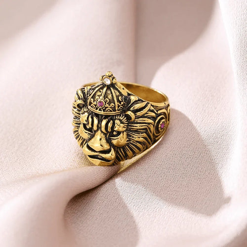 1 Fashionable and Creative Retro Men's Jewelry Accessory Gift, Wedding Engagement Ring Suitable for Men's Daily Holiday Wear