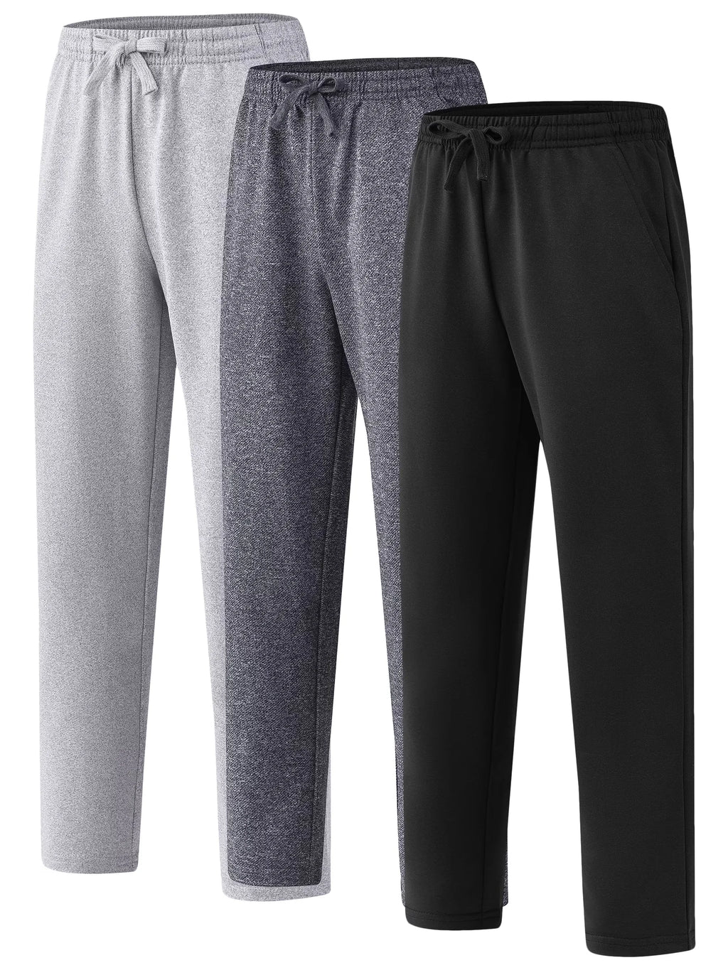 Boy's & Girls Pajamas Pants Set Kids' Athletic Jogger Pants with Drawstring and Side Pockets for Age 6-16Y