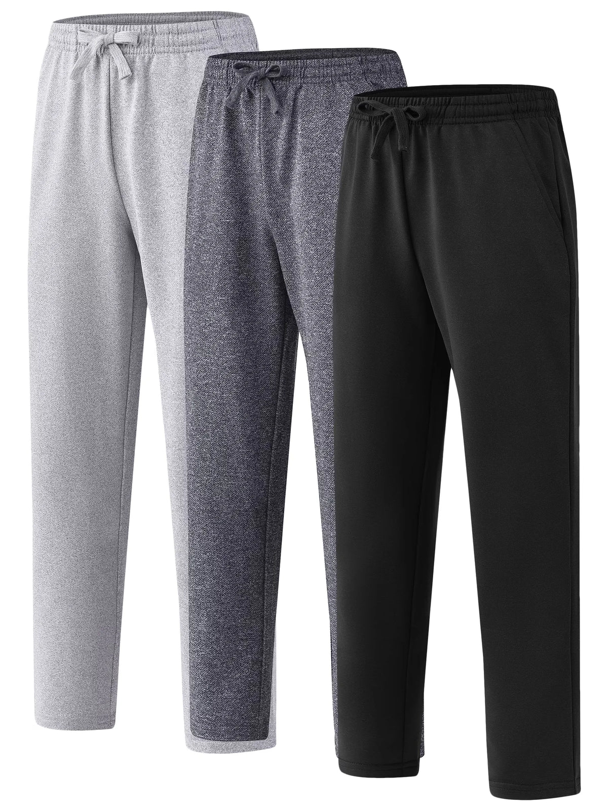 Boy's & Girls Pajamas Pants Set Kids' Athletic Jogger Pants with Drawstring and Side Pockets for Age 6-16Y