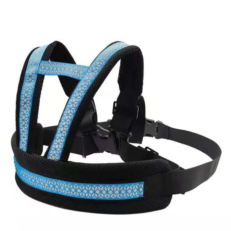 New Motorcycle Safety Belt For Kids Toddlers Breathable Shoulder Straps Seat Harness Adjustable Child Reflective Design