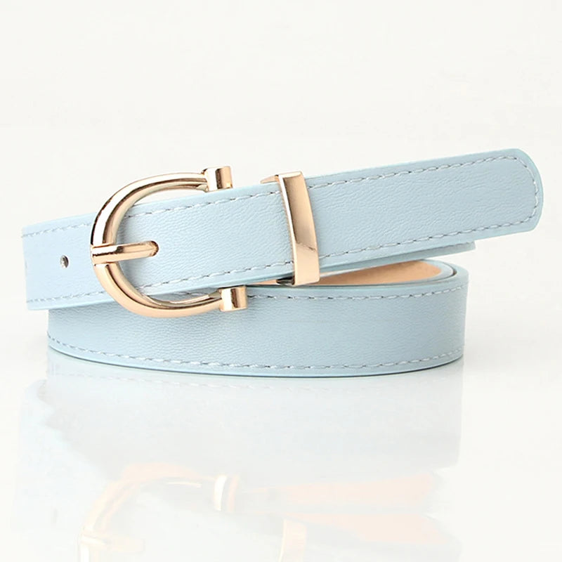 Leather Female Belt Strap Black Brown Green Women Belts Ladies Dress Belt Girls Pants Jean Waist Belt
