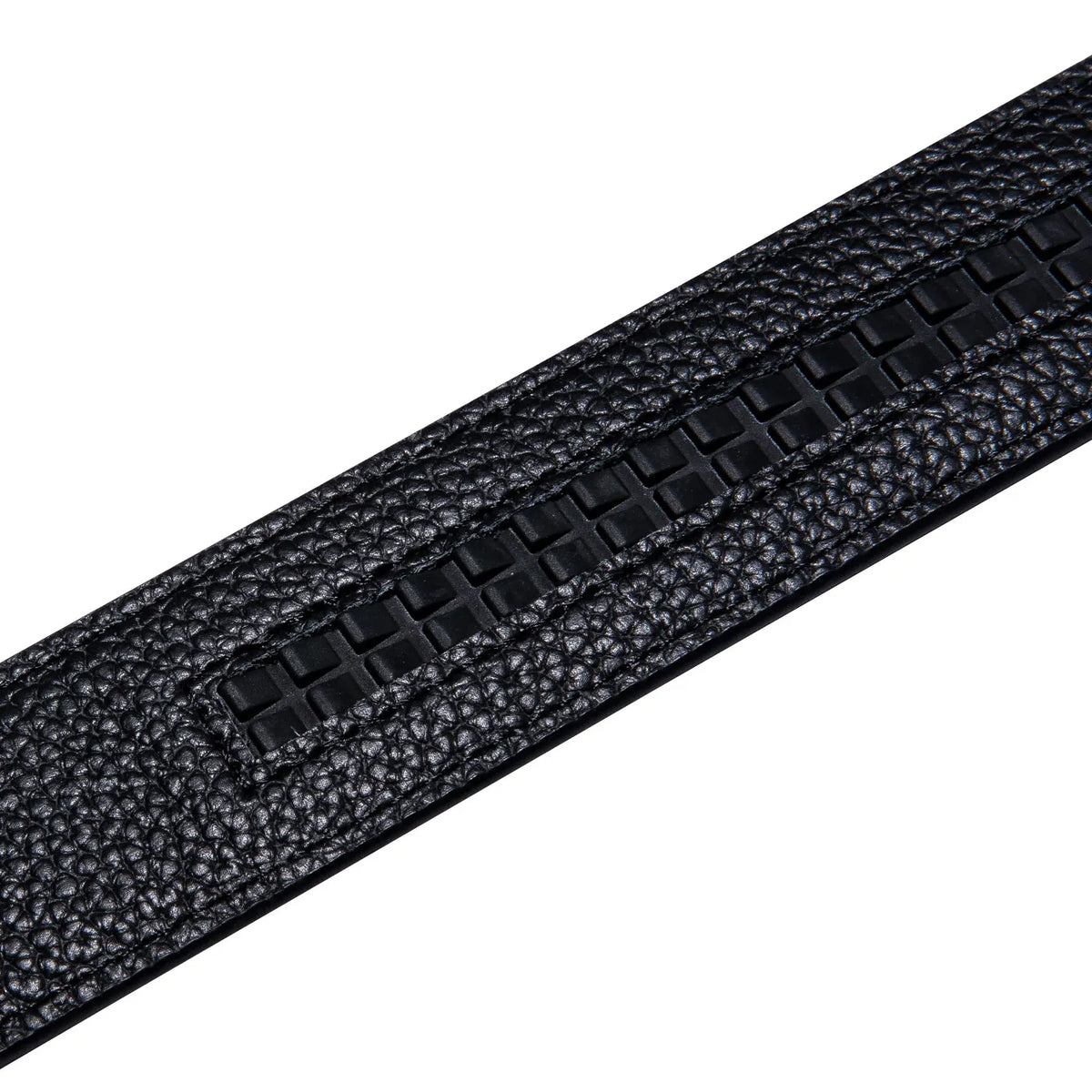 3.5cm wide Luxury Leather Belts for Men Automatic Buckle Blue Men's Belt without Buckle 130CM
