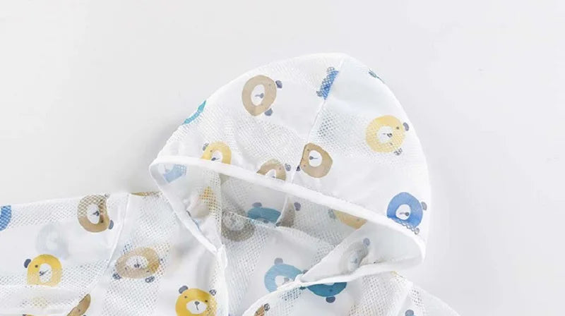 Children's Sunscreen Clothing Jacket Summer New Boys Little Girls Thin Coat Kids Outdoor Breathable Clothes