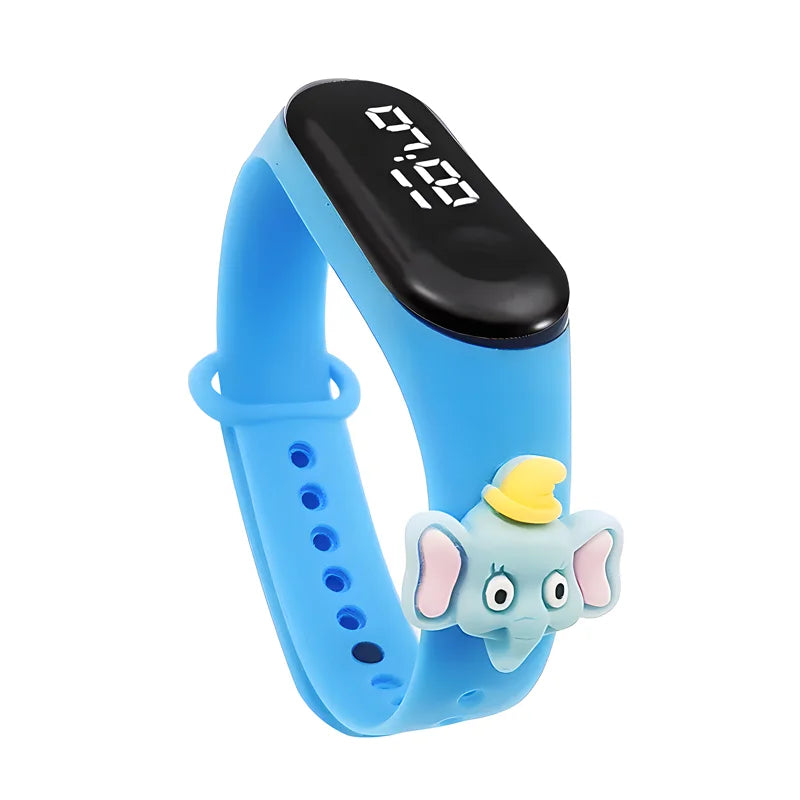 Fashion Children Watches For Boys Girls Electronic Bracelet Sports Touch LED Cartoon Doll Kids Watch Women Waterproof Clock