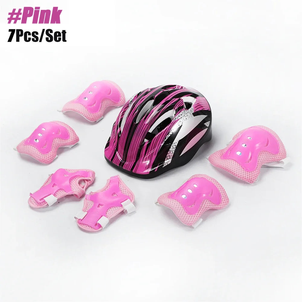 Kids Knee Pads and Elbow Pads Guards Protective Gear Set Safety Gear for Roller Skates Cycling Bike Skateboard Sports