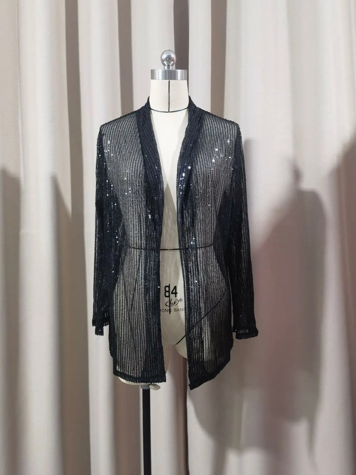 Spring Autumn Blazers Women Sequins Blazer Sequin Shimmer Jacket Top Casual Long Sleeve Glitter Party Shiny Lapel Coat Outerwear