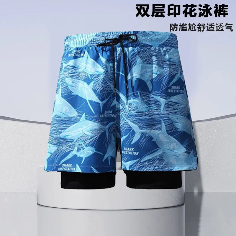 Men's Swimwear 2026 Swimming Shorts Men Swimsuit Swim Shorts Man Men's Swimming Trunks for Pool Swimsuits Beach Mens Male Sports