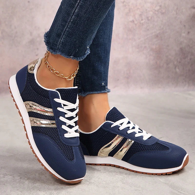 Fashion Breathable Women's Sports Shoes 2025 Autumn Lightweight Casual Sneakers Woman Plus Size Comfort Non Slip Running Shoes