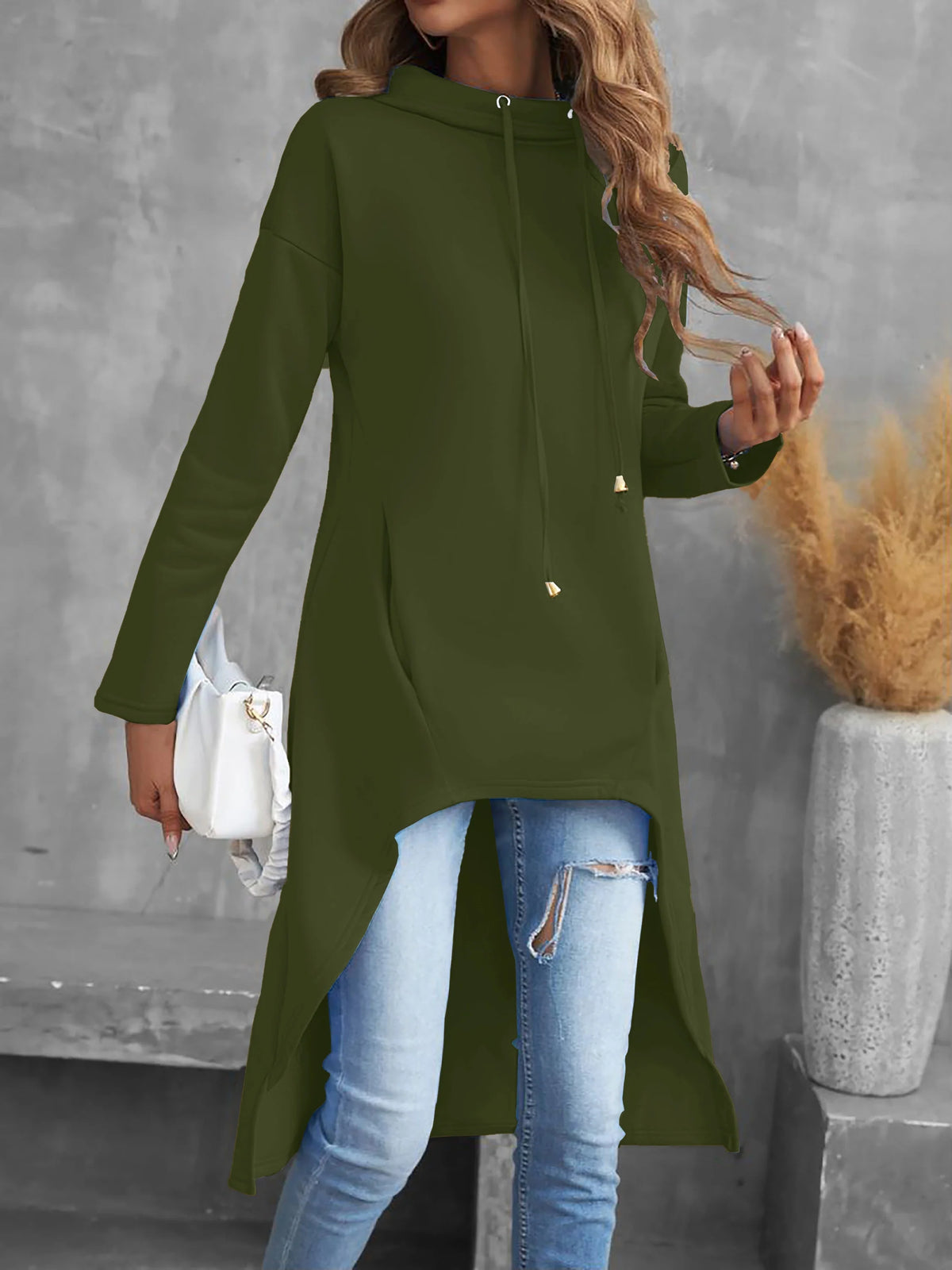 Autumn Winter Pocket Long Sleeve Hoodie David