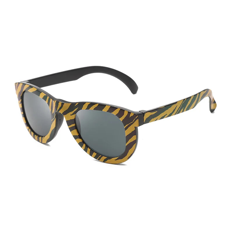 Kids Sunglasses Children Plastic Funny Animal Print Novelty Glasses Party Favors Toy Gift Wholesale Tiger Zebra Cow Camouflage