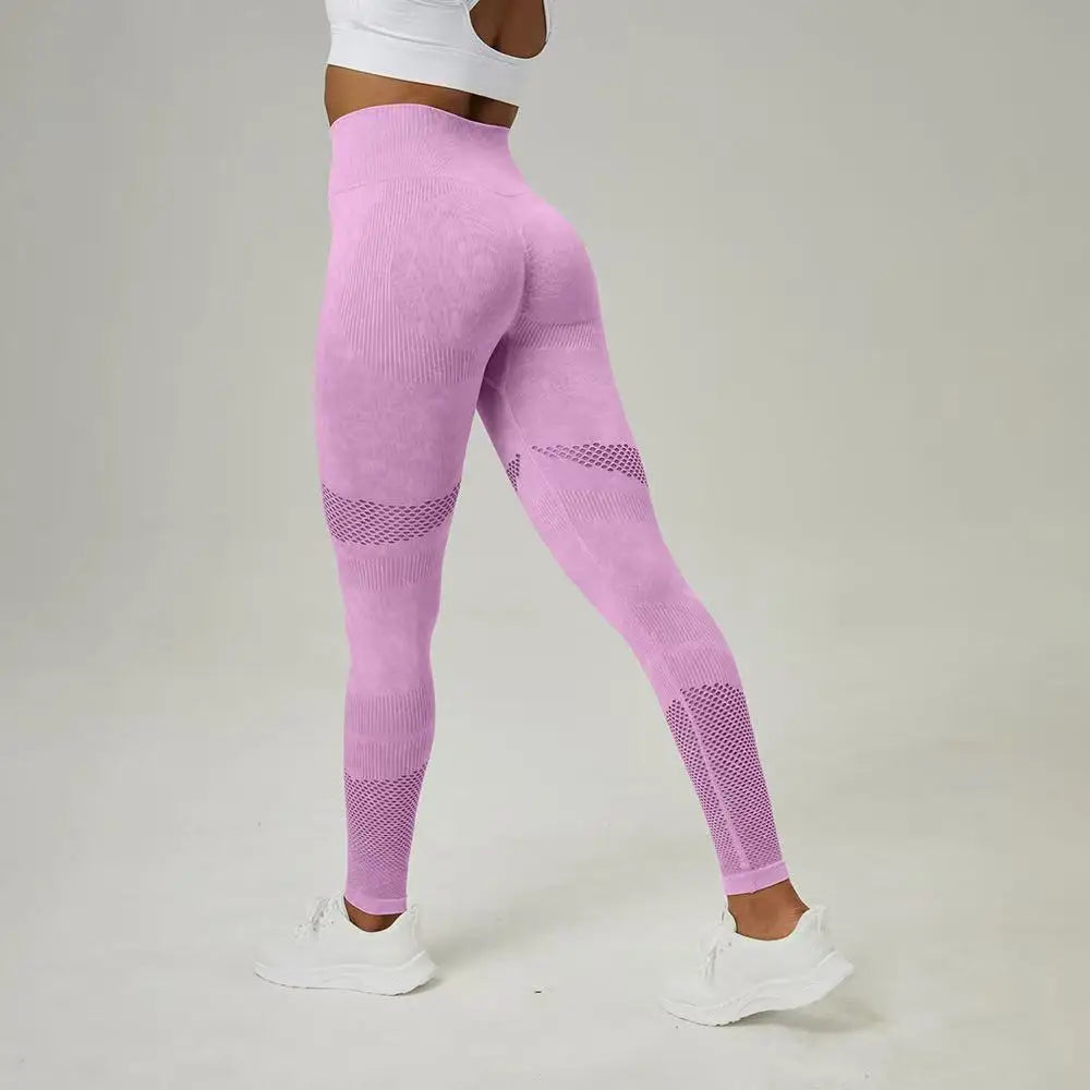 Seamless Leggings Sport Women Fitness Push Up Yoga Pants High Waist Hip-lifting Workout Running Scrunch Sportswear Gym Tights