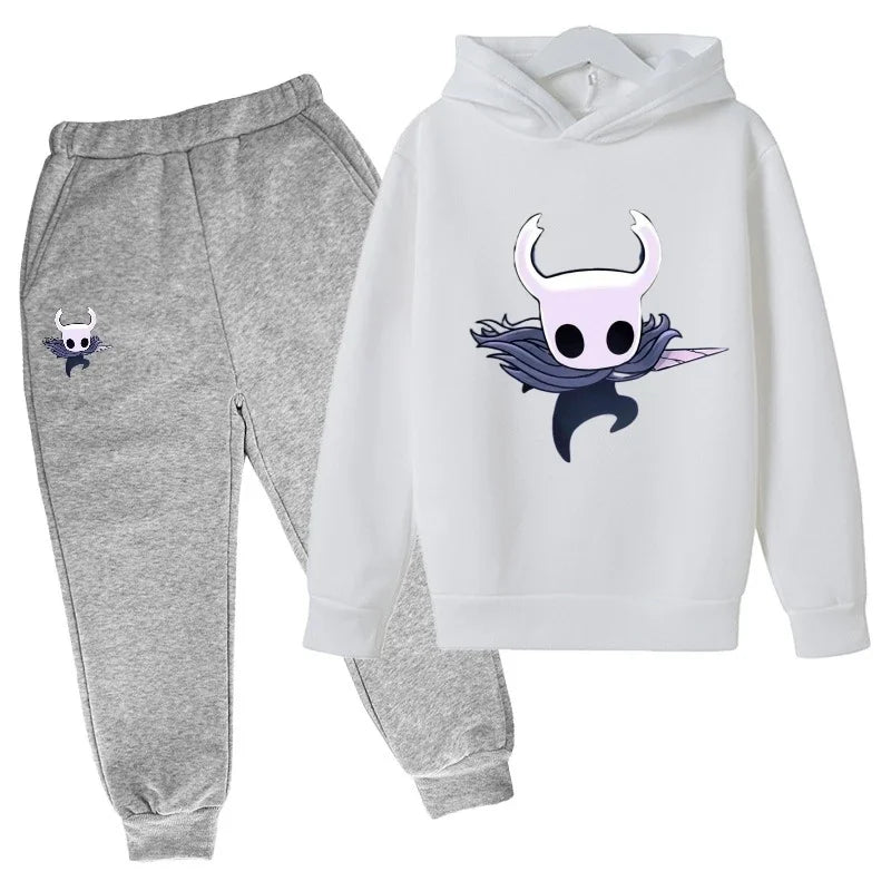 children Fashion New Popular Hot game Hollow Knight kids Hoodies  Personality Anime Hoodie Harajuku Sweatshirts boy hoodie sets