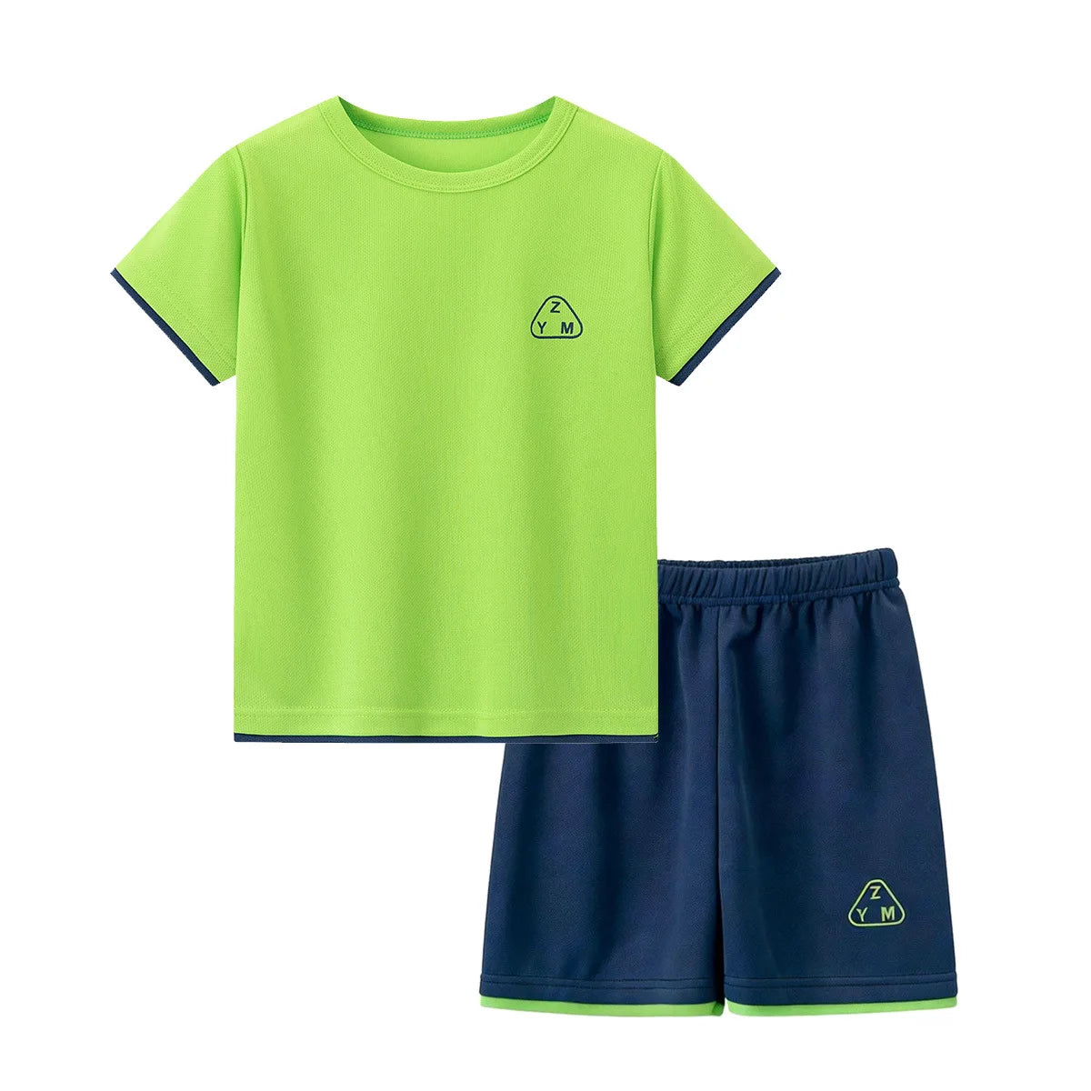 1-10Y Boys Girls Sports Basketball Clothes Jersey Suit Summer Children Football T Shirts Shorts 2pcs Sets Breathable Sportswear