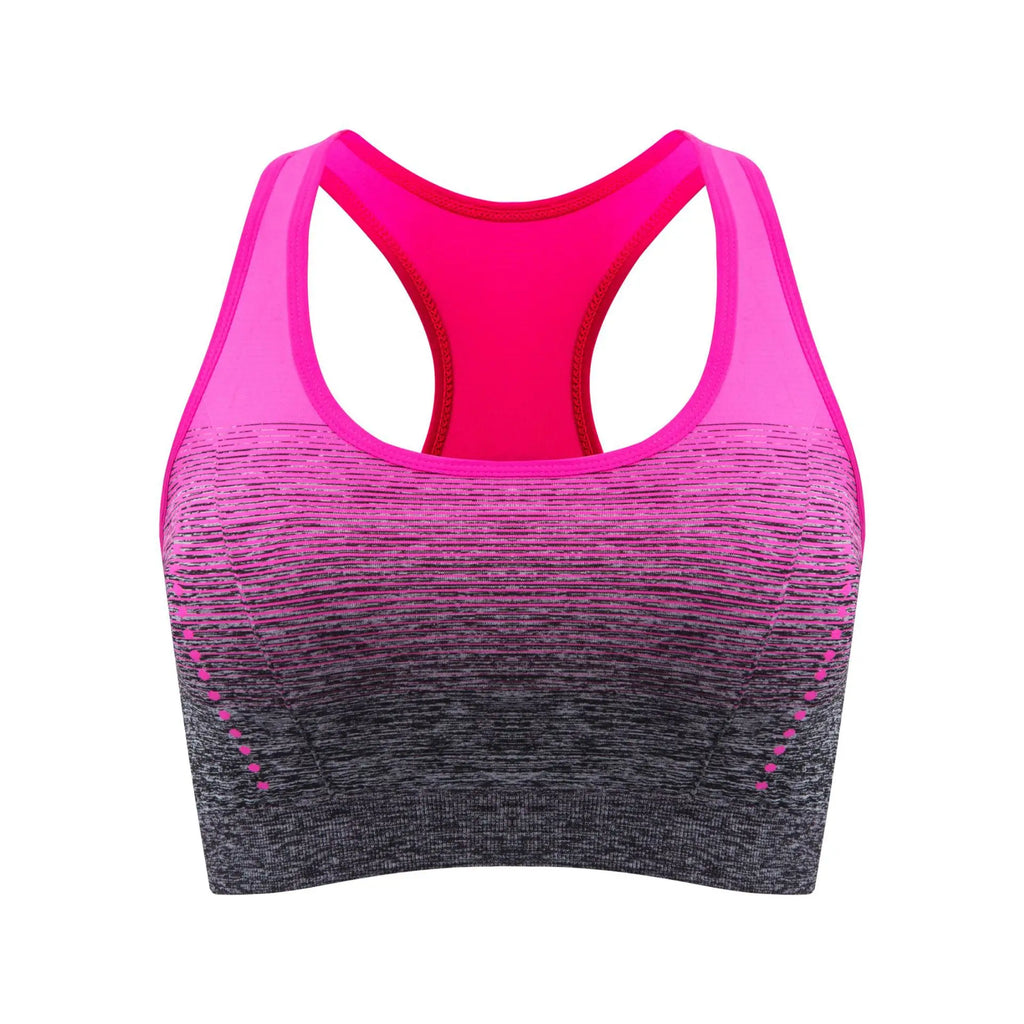 Women Sports Bra Shock-absorbing Bra Breathable Shock-proof Underwear Steel Ring Free Yoga Bra Running Vest Fitness Workout Tops