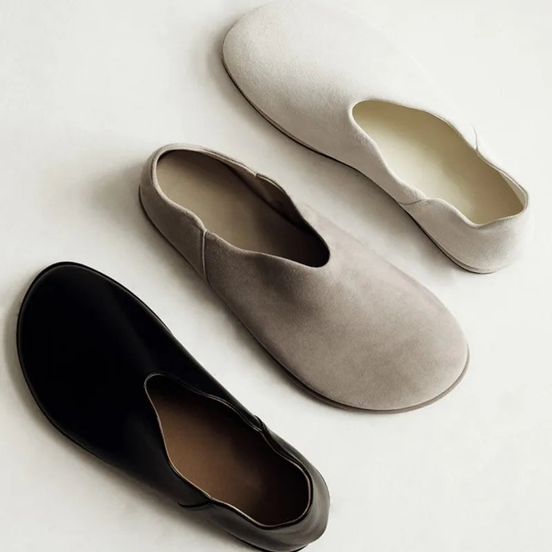 New Retro Women's Shoes Exquisite Soft Leather Loafers for Woman Comfortable Vacation Casual Shoes Designer Shoes Zapatos Mujer