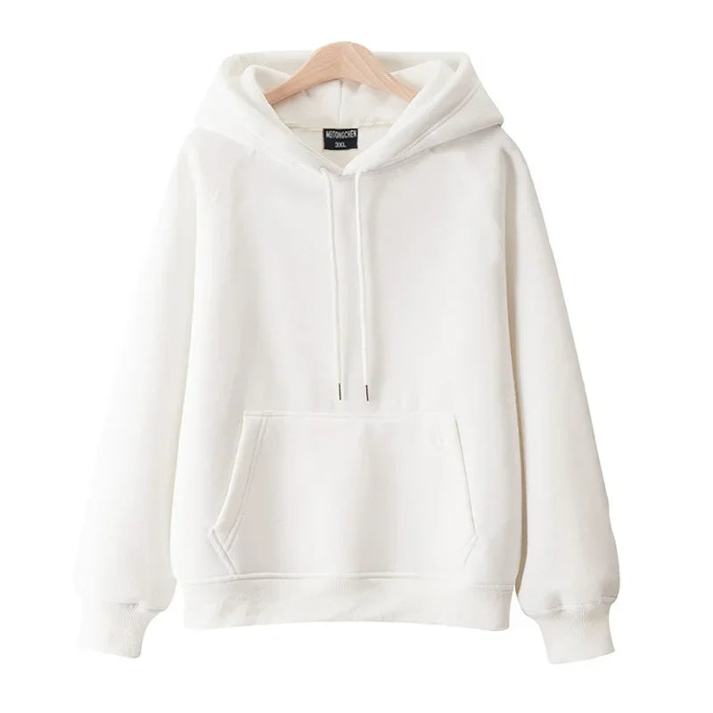 2025 Casual Hooded Hoodies Japanese Girl Student Fashion Sweatshirts Thick Spring Autumn Harajuku Loose Hoodie Knit Pullovers