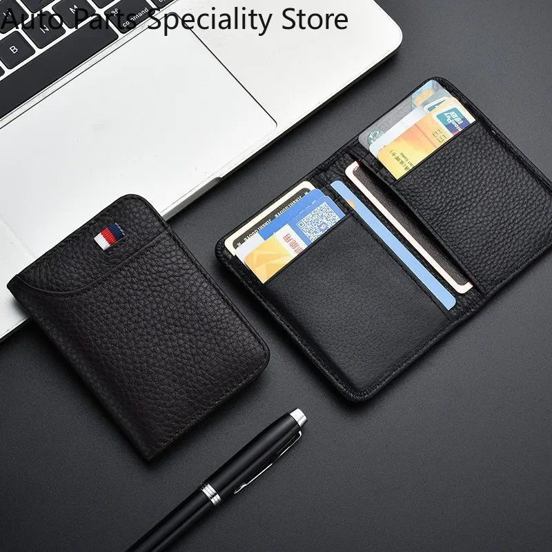 Men's Wallet Short Wallet Card Holder Fashion Thin Multi Card Business Soft Leather Wallet for Men Bolsa Feminina Coin Purse
