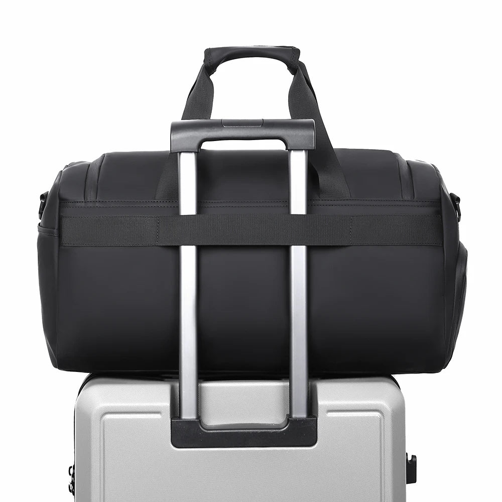 Sports Gym Bag, Large Capacity Handbag,Portable Travel Duffel Bag, Multi-compartment With Shoes Storage,Perfect For Vacation