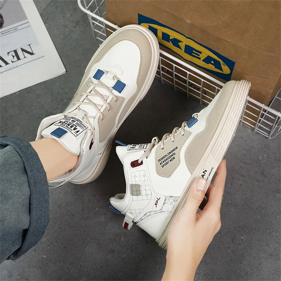 Men's Casual Sport Shoes Anti-Slip Good Grip Outdoor Versatile Skate Shoes Comfortable All Seasons Men Footwear