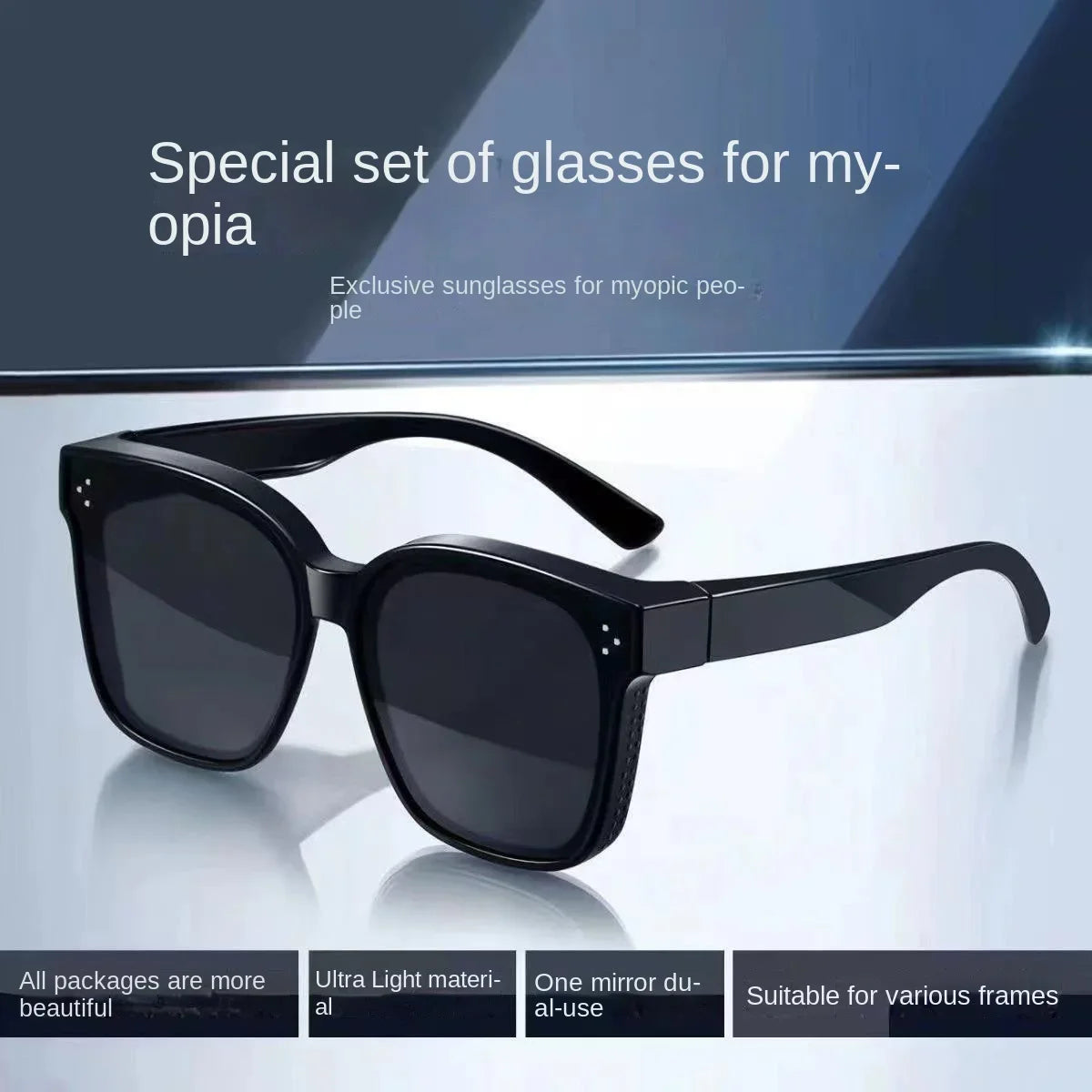 Sunglasses Fit Over Glasses, Polarized 100 percent UV Protection Wrap-around Sunglasses for Women Driving