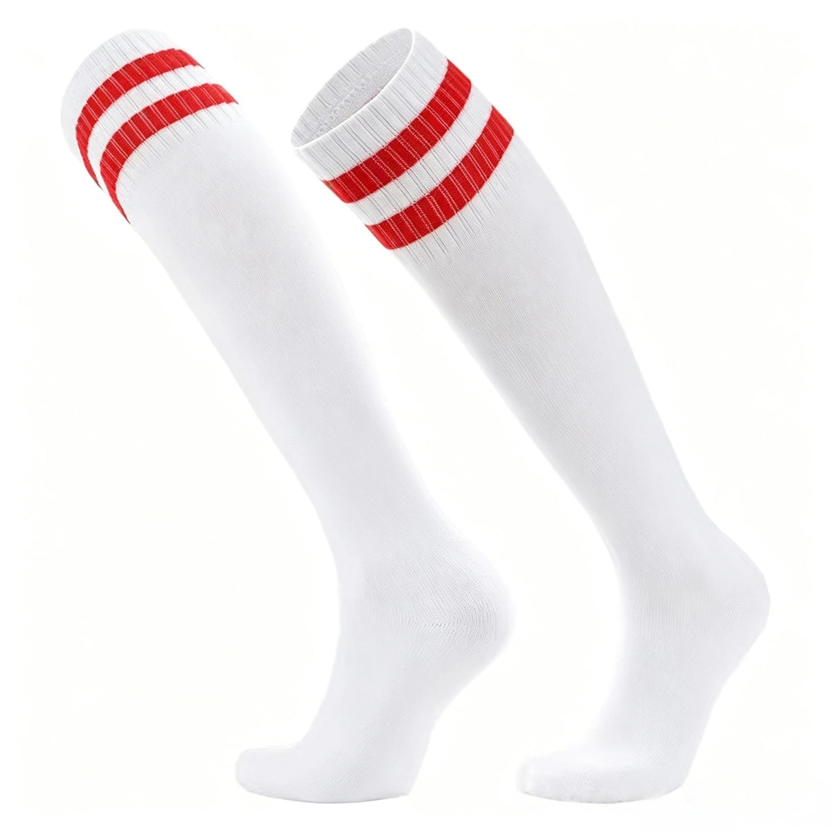 Kids Knee High Socks Cotton Long Student School Socks Girls Boys Football Striped 2 Retro Old School Sport Socks Soccer Hockey