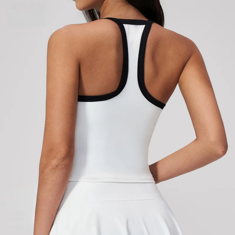 Women Sports Yoga Vest Women's Underwear Shockproof Push-up Sexy Outfits Slim Fit Beauty Back Fitness Active Wear Tank Top