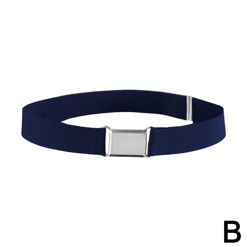 Kids Adjustable Elastic Waist Belt For Boys Girls Stretchable Children's Solid Color Belt Universal Comfort Waistband 2026