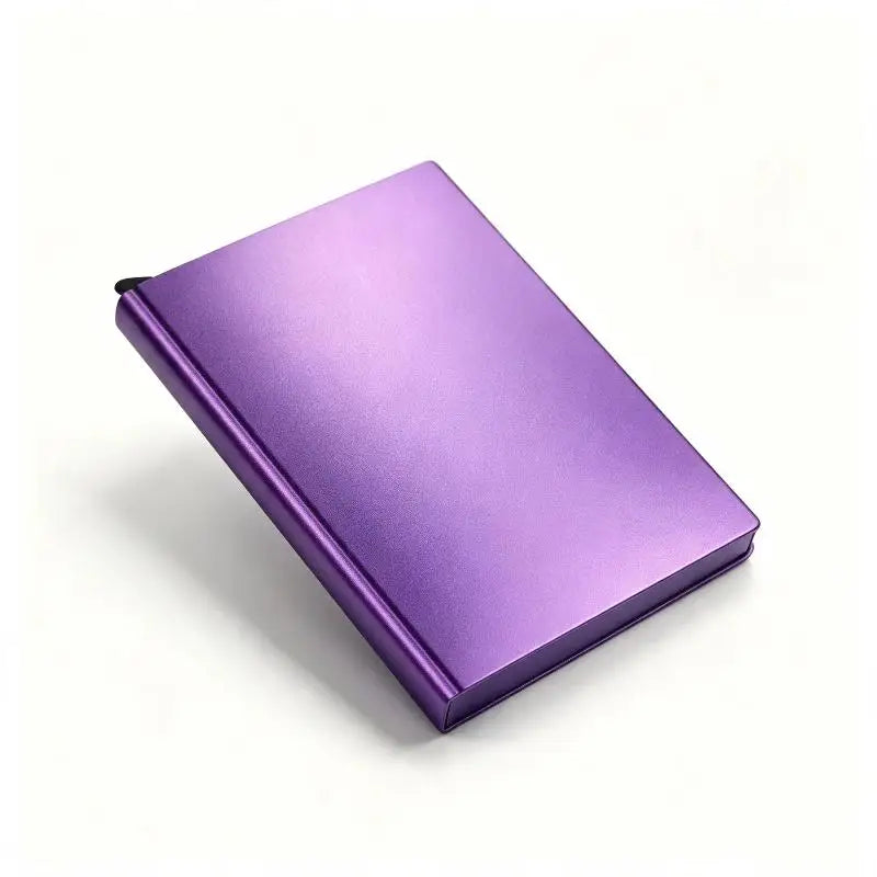 Smart Wallet Card Holder Metal Thin Slim Men Women Wallets Up Minimalist Wallet Small Black Purse Walets For Men