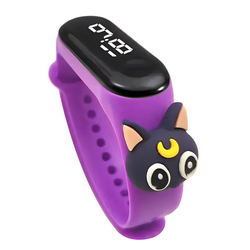 Fashion Children Watches For Boys Girls Electronic Bracelet Sports Touch LED Cartoon Doll Kids Watch Women Waterproof Clock