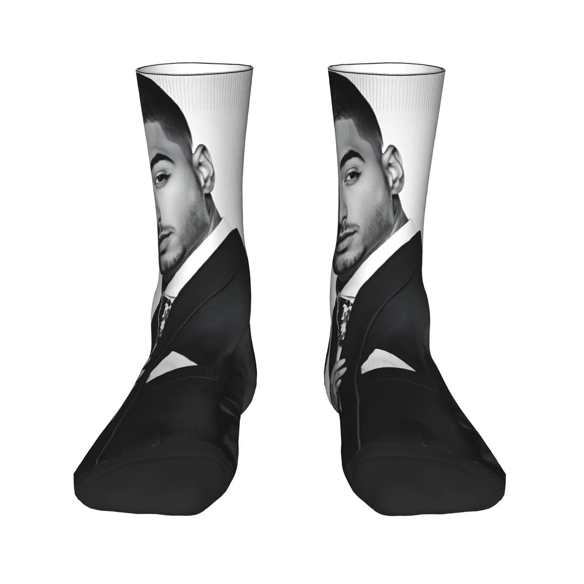 Women Men Socks Maluma Rapper  Stockings Autumn Trendy High Quality Socks Printed Climbing Non-Slip Socks