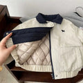 Children's Thin Jacket Winter Warm Coat Boys Cartoon Cotton Clothes Autumn New Girls' Baseball Jacket Kids Outwears