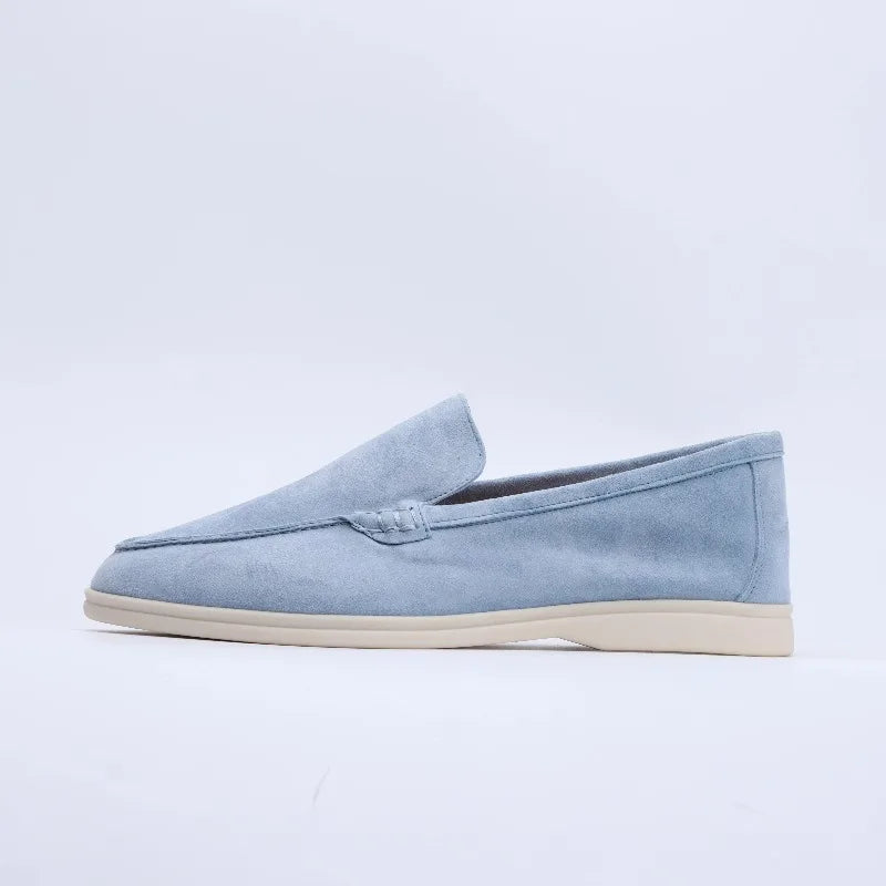 Luxury Men's Moccasin New Fashion Suede Loafers Exquisite Flat Bottom Casual Shoes for Man Classic Designer Shoes Zapatos Hombre